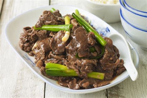 This way you're able to control the amount of sugar and sodium and avoid all of the msg. Stir-fried beef with spring onions and oyster sauce