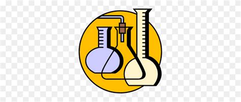 Chemical Lab Flasks Clip Art Science Equipment Clipart Stunning