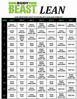 Pictures of Workout Schedule For Lean Muscle