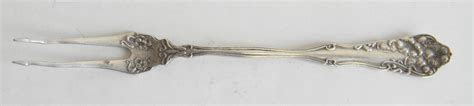 Pickle Fork Wm Rogers Pat 1904 Silver Plate Antique Price