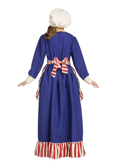 Girls Betsy Ross Costume Patriotic Costumes