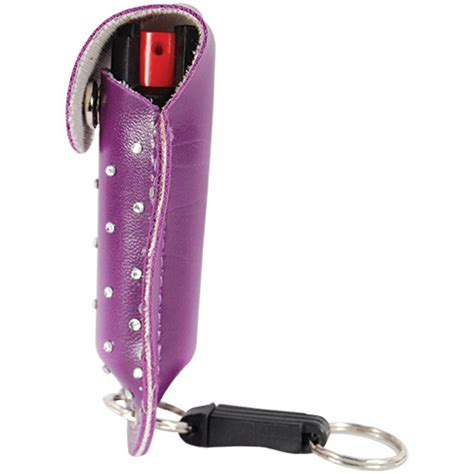 Wildfire 12 Ounce With Rhinestone Leatherette Holster Purple And Key