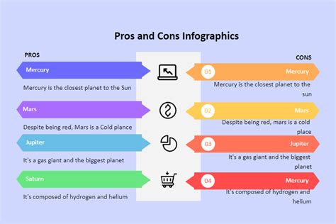 Pros And Cons Infographic Edrawmax Template