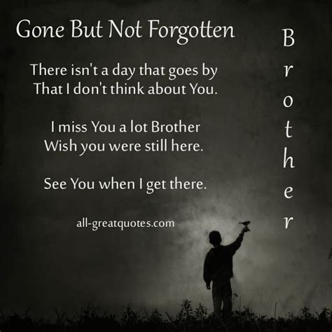 25 Short Memorial Quotes For Brother With Sayings Images Quotesbae