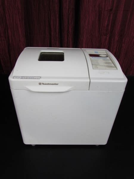 All photos provided are real. Lot Detail - TOASTMASTER BREAD MAKER