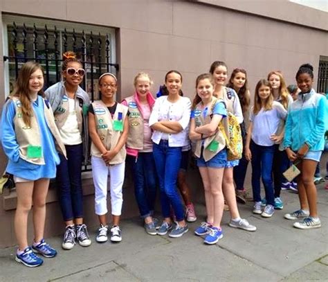 Lushers Middle School Matters Girl Scout Troop Trip