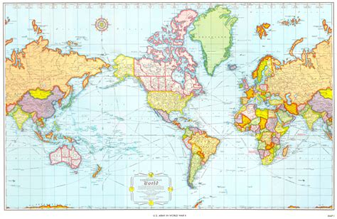 World Map Us