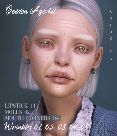 Lipstick 11 Moles 02 Mouth Corners 04 Wrinkles 01 05 Sims 4