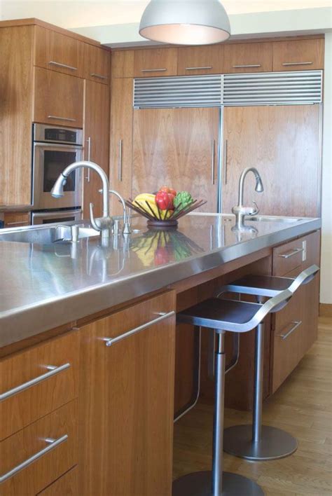 However, certain home buyers may not want stainless steel countertops in their new. Sleek Stainless Steel Countertop Ideas Guide in 2020 ...