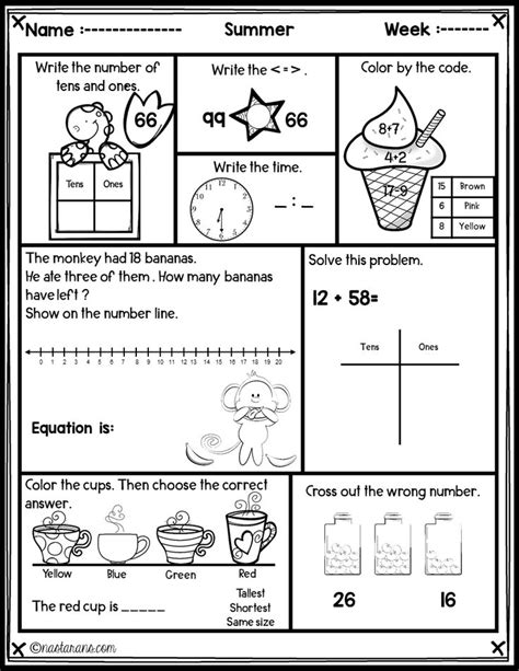kindergarten math review worksheets kindergarten math review worksheets worksheet for