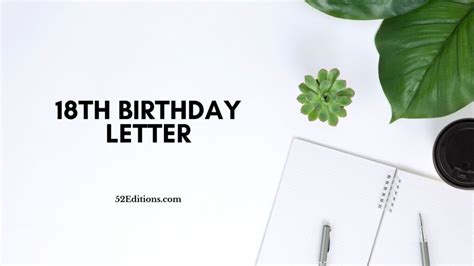 18th Birthday Letter Get Free Letter Templates Print Or Download