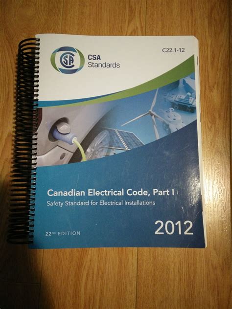 Canadian Electrical Code Part 1 Safety Standard For Electrical