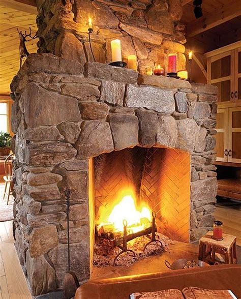 42 Stunning Rustic Fireplace Design Ideas Match With
