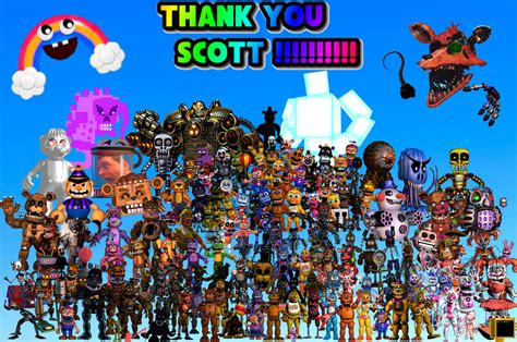 The Ultimate Thank You To Scott Cawthon By The Gamebandit On Deviantart