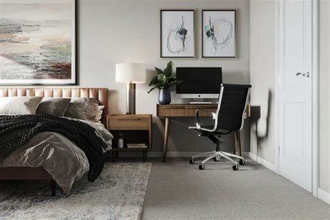 Before And After Contemporary Masculine Bedroom Transformation