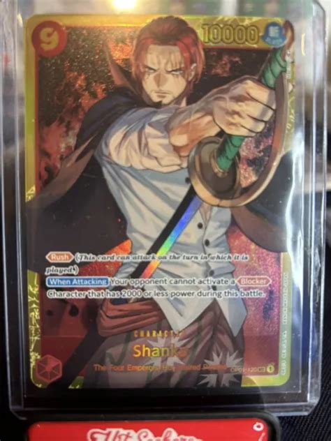 Shanks Yamato One Piece Card Game English Romance Dawn Secret Rare Sec Picclick