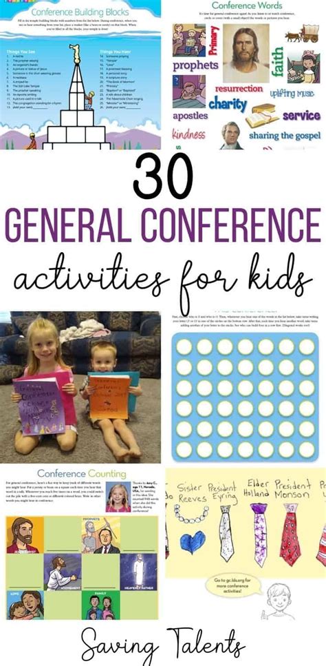 30 Free General Conference Activity Ideas For Kids Preschoolers Artofit