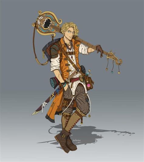 Half Elf Bard In 2020 Character Art Dungeons And Dragons Characters