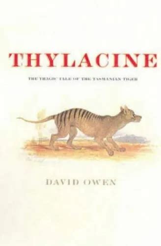 thylacine the tragic tale of the tasmanian tiger by owen david hardback book 55 40 picclick