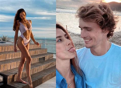 Brenda patea, girlfriend of alexander zverev, looks into the camera. Zverev shares his top Instagram pictures with his ...