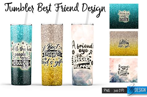 Best Friends Tumbler Wrap Tumbler 11 By Fly Design Thehungryjpeg