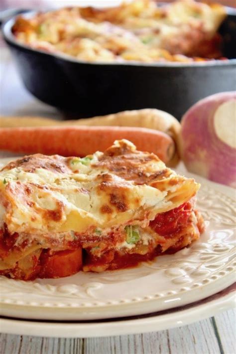Root Vegetable Lasagna Recipe Cooking On The Weekends