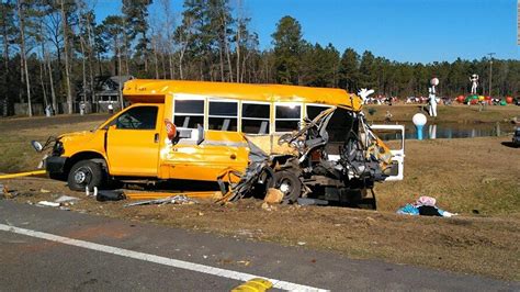 Ten Injured Two Seriously After 18 Wheeler Crashes Into School Bus In