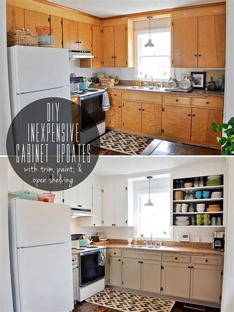 Here's how kitchen cabinet refinishing can transform your interiors for a brighter, more modern look. DIY Inexpensive Cabinet Updates | Kitchen redo, Home ...