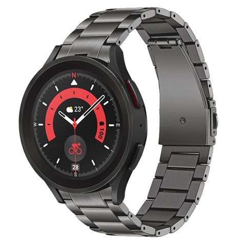 Samsung Galaxy Watch 5 Pro Titanium Bandje Grafiet Smartwatchbandennl