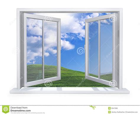 Open White Window Royalty Free Stock Image Image 8347006