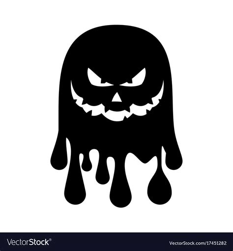 Evil Ghost Icon Royalty Free Vector Image Vectorstock