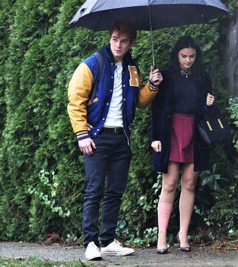 Camila Mendes And Kj Apa Filming ‘riverdale’ In Vancouver Gotceleb