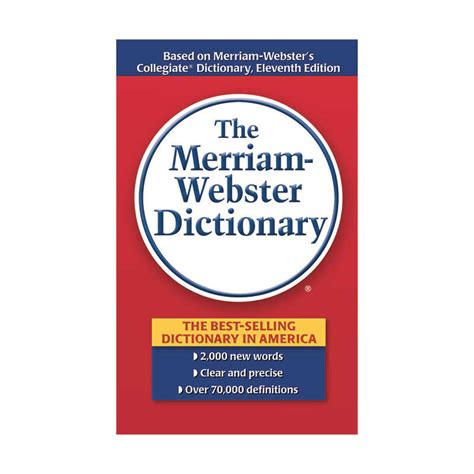 Merriam Webster Inc Merriam Websters Dictionary Paperback Mw 9306