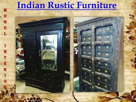 Ppt Indian Rustic Furniture Powerpoint Presentation Free Download