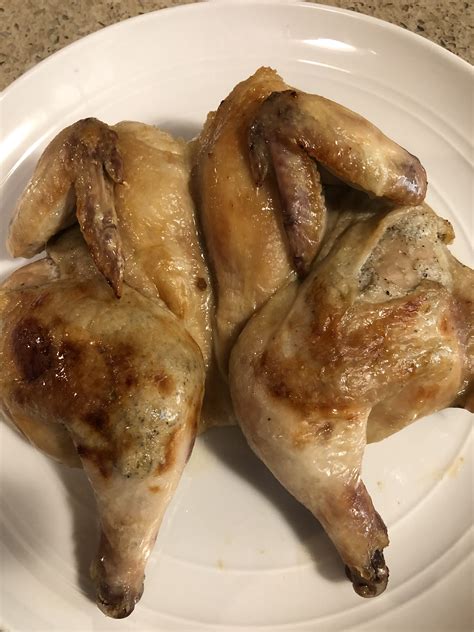 spatchcocked roasted cornish game hen — cookingwithoutallergens my meals are on wheels