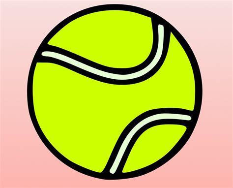 Tennis Ball SVG Tennis Ball Cut File dxf pngeps svg | Etsy