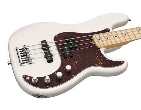 Fender American Deluxe Precision Bass White Blonde Ash Rainbow Guitars