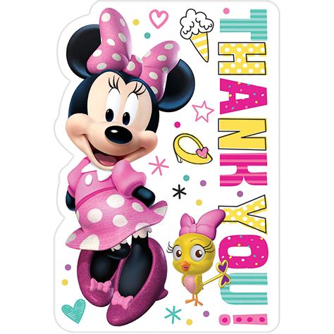 Minnie Mouse Thank You Ubicaciondepersonascdmxgobmx