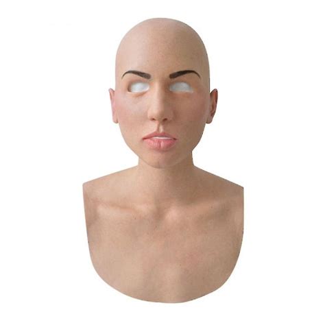 Full Latex Mask For Halloween With Neck Full Head Creepy Wrinkle Face Mask Latex Mask Cosplay