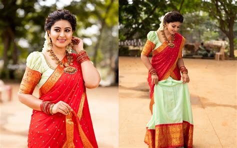 Stunning Half Saree Langa Voni Understanding Half Saree Off