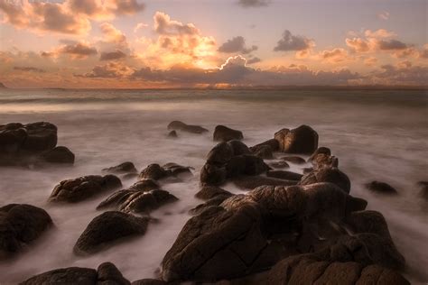 Fond d écran le coucher du soleil mer eau Roche rive ciel plage lever du soleil calme
