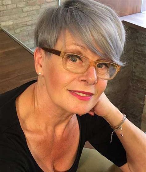 18 best hairstyles for older women who wear glasses. Classy Pixie Haircuts for Older Women