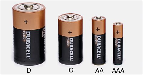 Which Size Of Battery To Choose For Electronics Works Aa Aaa D C