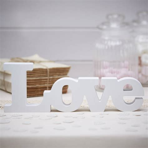 Love Wooden Wedding Sign By Ginger Ray