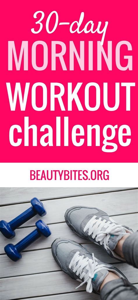 30 Day Morning Workout Challenge Morning Workout Morning Habits
