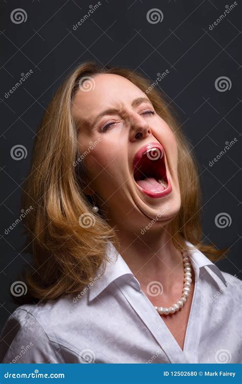 Screaming In Pain Stock Photo Image Of Distress Clothing 12502680