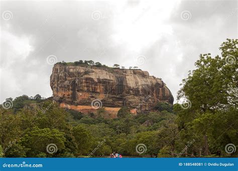 Beautiful Ancient Lion Rock Fortress In Sigiriya Or Sinhagiri Located