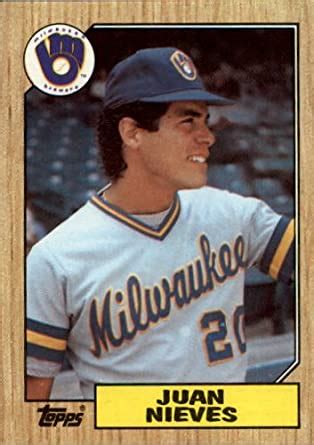 Check spelling or type a new query. Amazon.com: 1987 Topps Baseball Card #79 Juan Nieves Mint: Collectibles & Fine Art