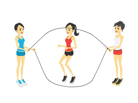 Rope jumping is a form of cardio exercise to warm up. 3 Ways to Jump Rope - wikiHow