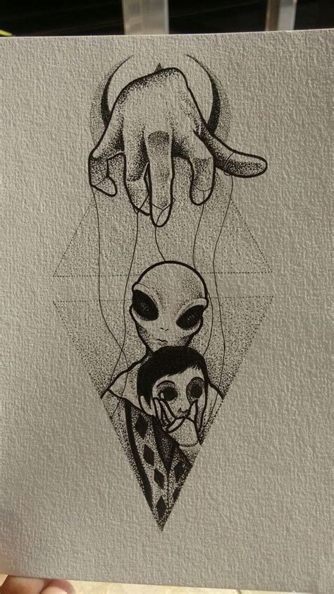 I've found these awesome 19 tattoo ideas featuring cute aliens, ufos abductions & more! كيف رسمتي | Desenho tatuagem, Tatuagem alienígena ...